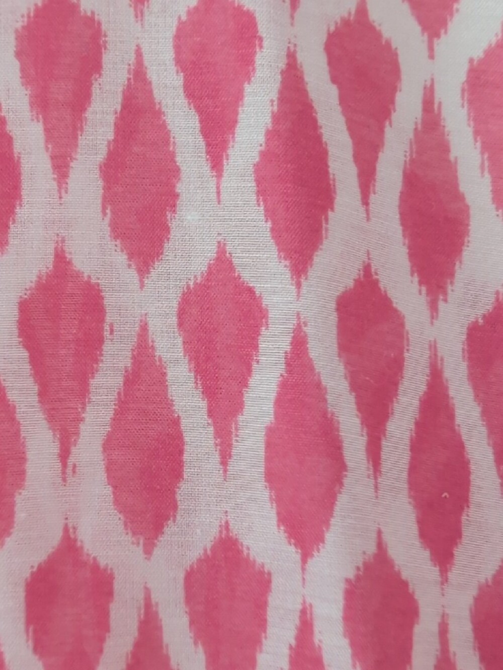 Talbots Pink Geometric V-Neck Cinched Drawstring Tunic Swim Cover-up Sz Medium - Picture 4 of 5